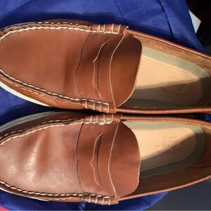 G.H. Bass & Co. Tan Leather Slip-On Loafers